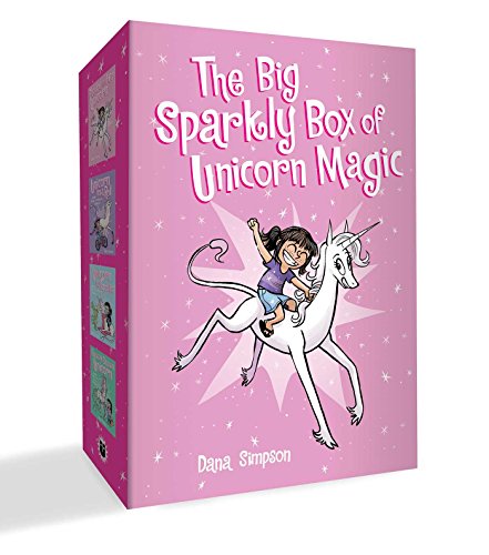 Book Cover The Big Sparkly Box of Unicorn Magic: Phoebe and Her Unicorn Box Set Volume 1-4