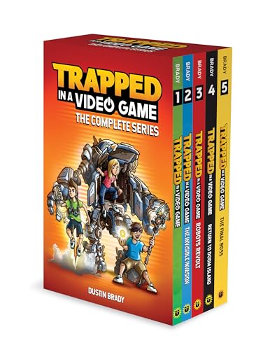 Book Cover Trapped in a Video Game: The Complete Series