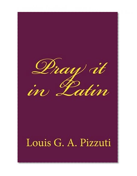 Book Cover Pray it in Latin