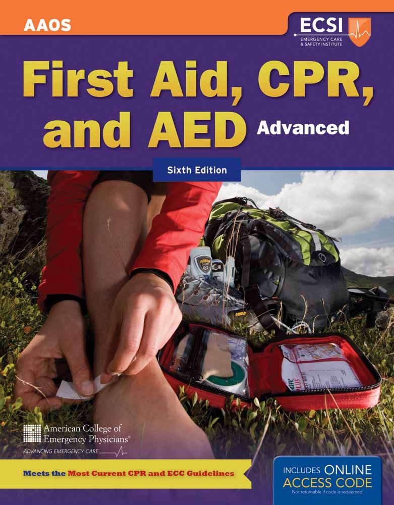 Book Cover First Aid, CPR and AED Advanced