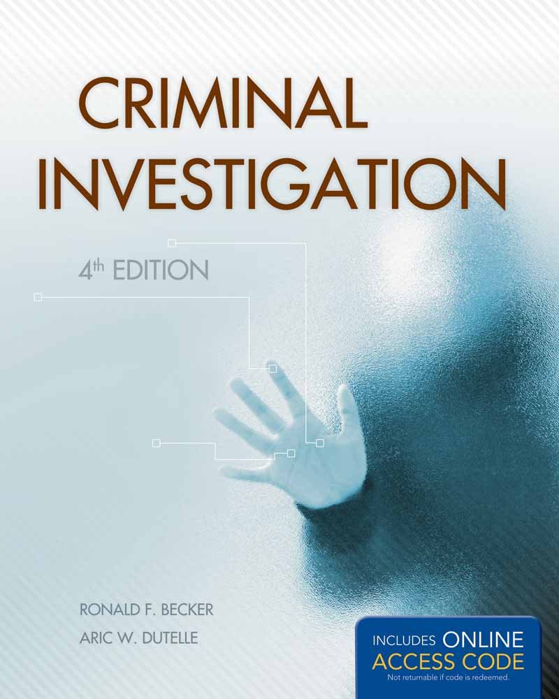 Book Cover Criminal Investigation