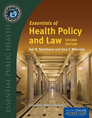 Book Cover Essentials of Health Policy and Law (Essential Public Health)
