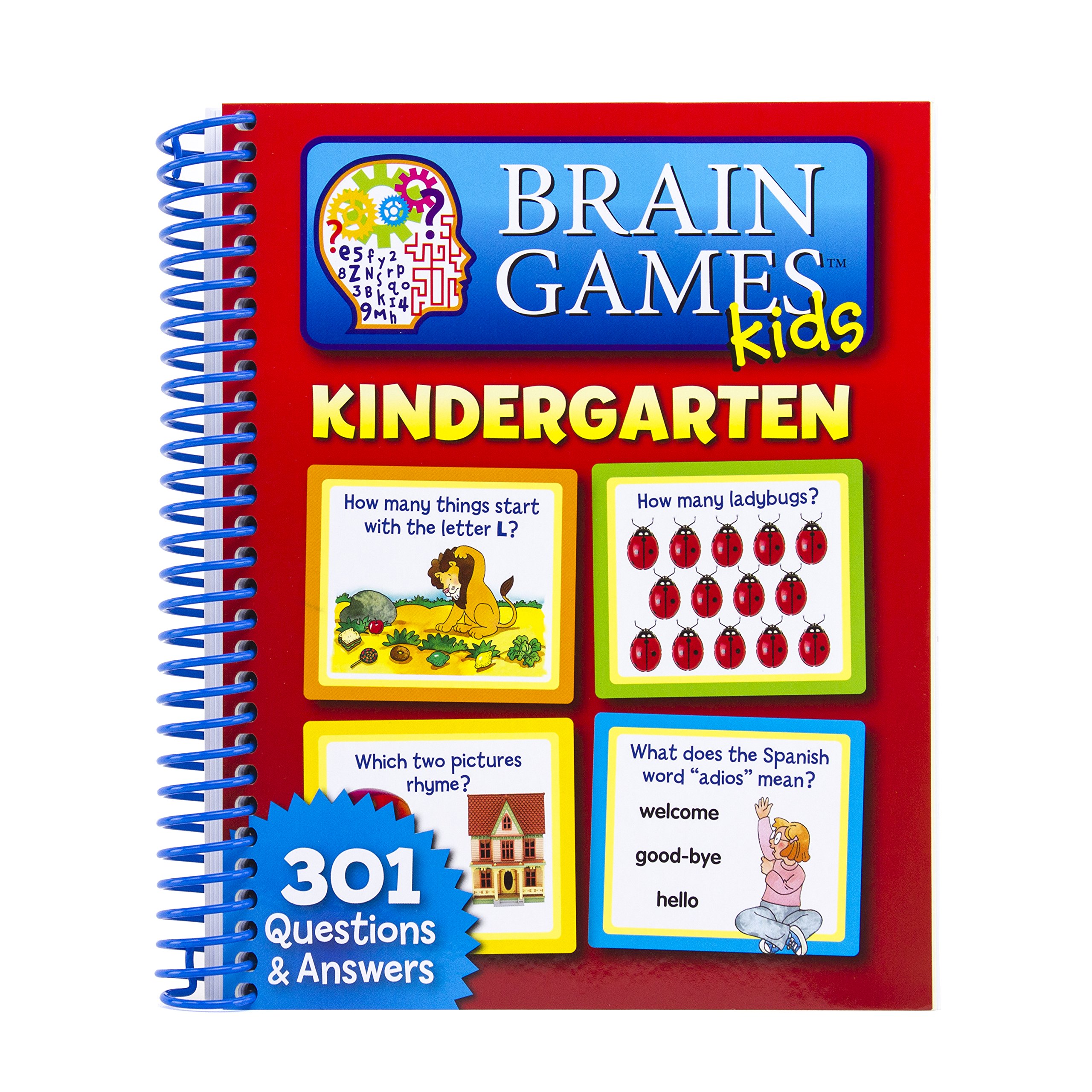 Book Cover Brain Games Kids: Kindergarten 9781450800532