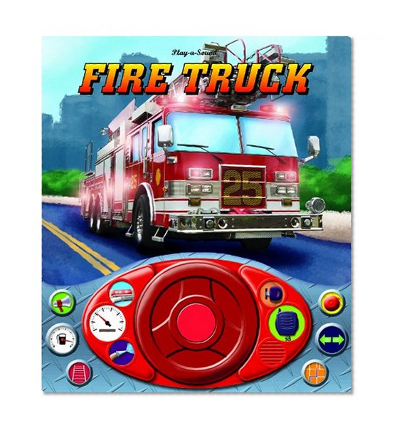 Fire Truck Steering Wheel Sound Book (Little Drivers Steering Wheel Sound Book)