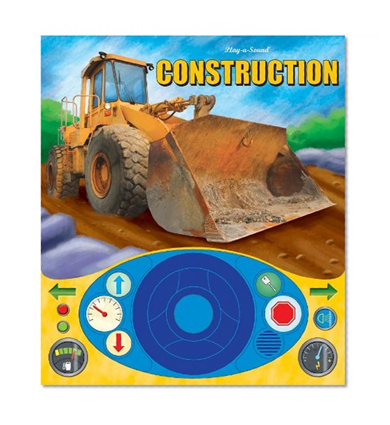 Construction Vehicles Steering Wheel Play-a-Sound Book (Little Drivers Steering Wheel Sound Book)