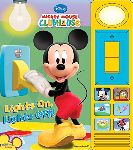 Book Cover Mickey Mouse Clubhouse - Lights On, Lights Off! - Play-a-Sound - PI Kids (Mickey Mouse Clubhouse: Play-a-sound)
