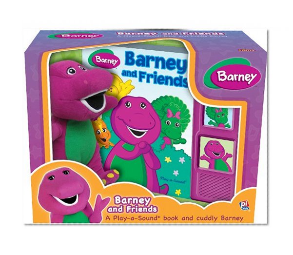 Barney and Friends Play-a Sound Book and Cuddly Barney