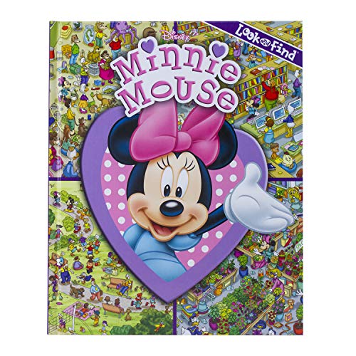 Book Cover Disney Minnie Mouse - Look and Find Activity Book - PI Kids
