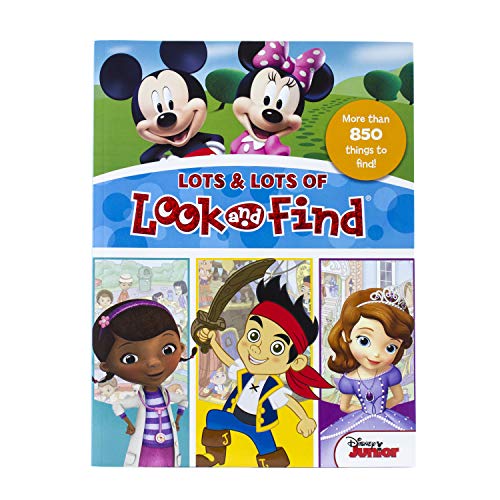 Book Cover Disney Junior Mickey Mouse, Minnie, and More! - Lots & Lots of Look and Find - PI Kids