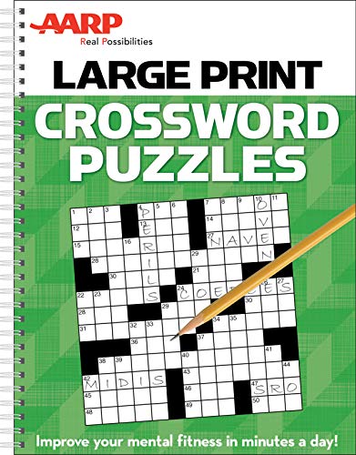 Book Cover AARP Large Print Crossword Puzzles