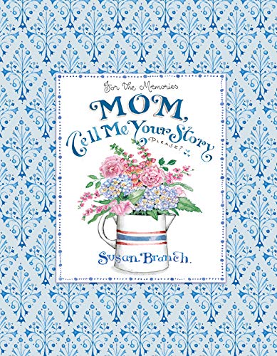 Book Cover Mom Tell me Your Story - Keepsake Journal (Blue)