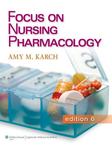 Book Cover Focus on Nursing Pharmacology + Lippincott's Photo Atlas of Medication Administration
