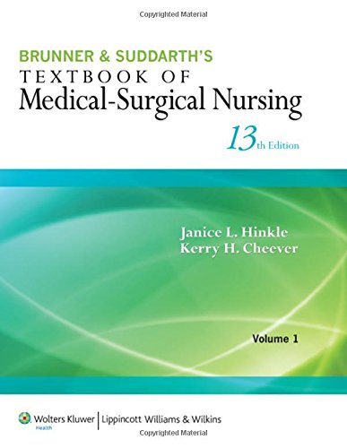 Book Cover Brunner & Suddarth's Textbook of Medical-Surgical Nursing (Textbook of Medical-Surgical Nursing (Brunner & Sudarth's) () 