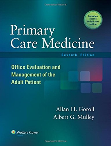 Book Cover Primary Care Medicine: Office Evaluation and Management of the Adult Patient
