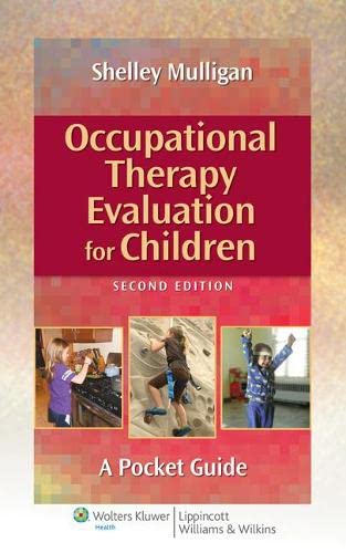 Book Cover Occupational Therapy Evaluation for Children: A Pocket Guide