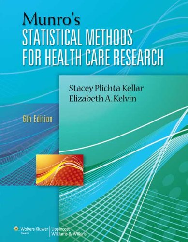 Book Cover Munro's Statistical Methods for Health Care Research