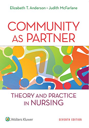 Book Cover Community as Partner: Theory and Practice in Nursing (Anderson, Community as Partner)