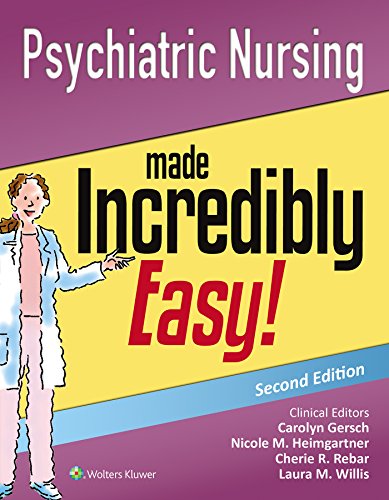 Book Cover Psychiatric Nursing Made Incredibly Easy! (Incredibly Easy! Series®)