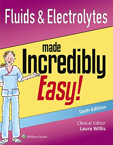Book Cover Fluids & Electrolytes Made Incredibly Easy!