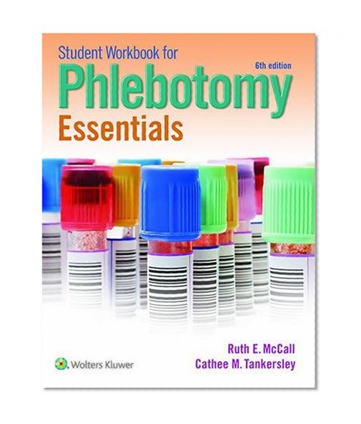 Book Cover Student Workbook for Phlebotomy Essentials