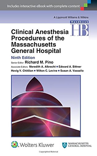 Book Cover Clinical Anesthesia Procedures of the Massachusetts General Hospital