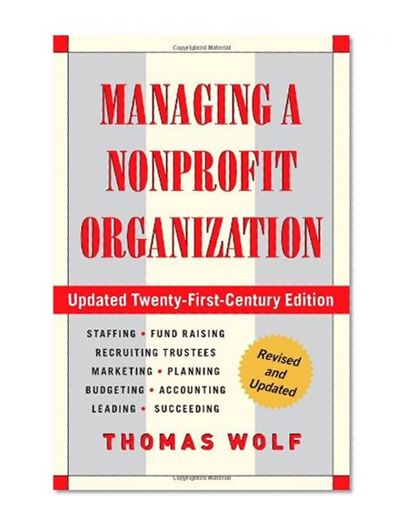 Book Cover Managing a Nonprofit Organization: Updated Twenty-First-Century Edition