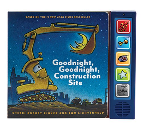 Book Cover Goodnight Goodnight Construction Site Sound Book: (Construction Books for Kids, Books with Sound for Toddlers, Children's Truck Books, Read Aloud Books)