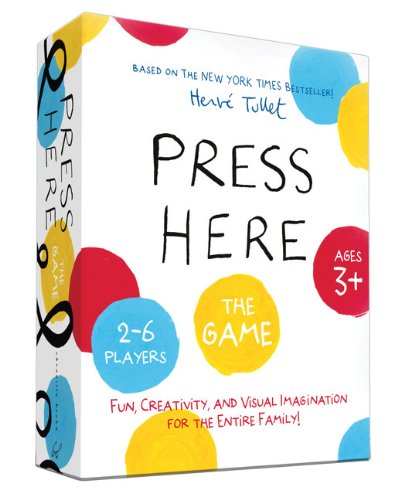 Book Cover HervÃ© Tullet's Press Here Game (Art Games for Preschool, Preschool Game, Games for Children Ages 2-6)