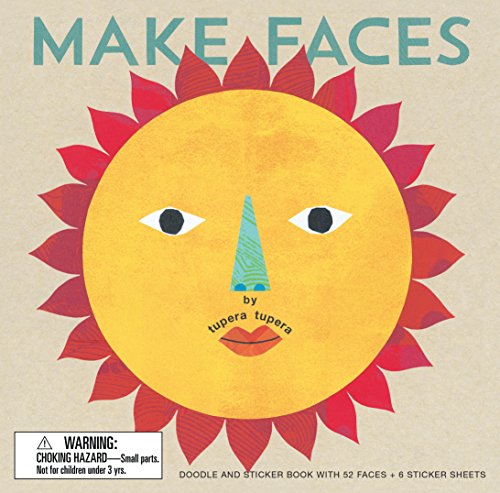 Book Cover Make Faces: Doodle and Sticker Book with 52 Faces + 6 Sticker Sheets