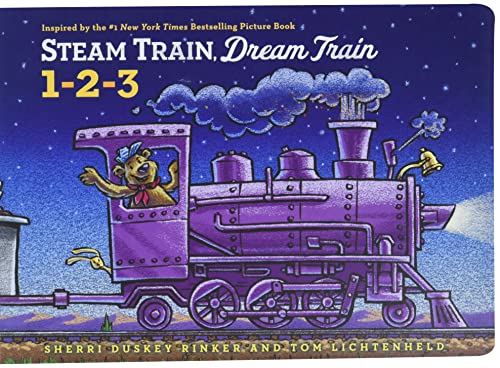 Book Cover Steam Train, Dream Train 1-2-3 (Goodnight, Goodnight Construction Site)