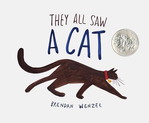 Book Cover They All Saw a Cat (Brendan Wenzel)