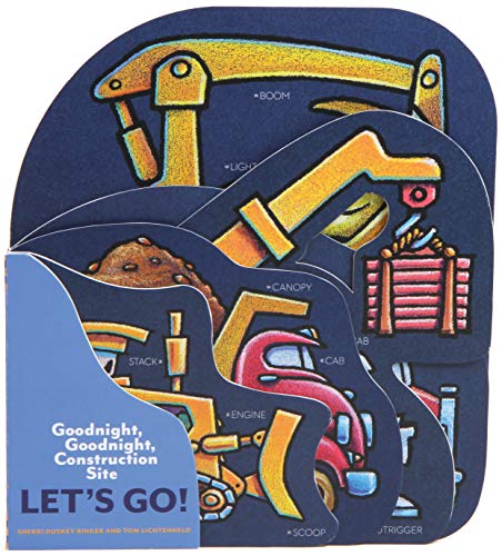 Book Cover Goodnight, Goodnight, Construction Site: Let's Go!: (Construction Vehicle Board Books, Construction Site Books, Children's Books for Toddlers)
