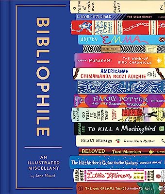 Book Cover Bibliophile: An Illustrated Miscellany (Book for Writers, Book Lovers Miscellany with Booklist)