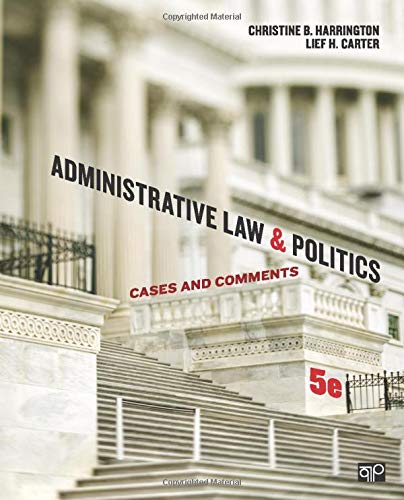 Book Cover Administrative Law and Politics: Cases and Comments