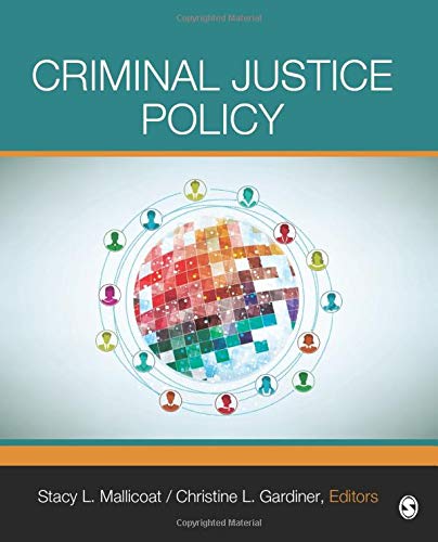 Book Cover Criminal Justice Policy