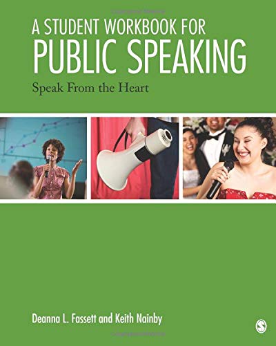 Book Cover A Student Workbook for Public Speaking: Speak From the Heart