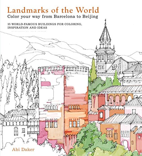 Book Cover Landmarks of the World: Color Your Way from Barcelona to Beijing