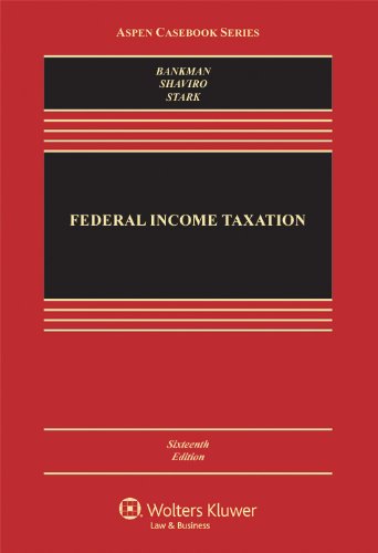 Book Cover Federal Income Taxation, Sixteenth Edition (Aspen Casebook Series)