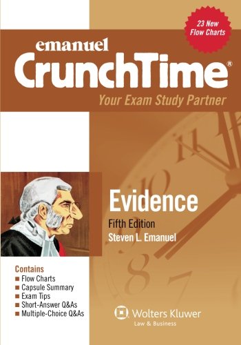 Book Cover Crunchtime: Evidence, Fifth Edition