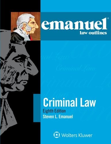 Book Cover Emanuel Law Outlines: Criminal Law