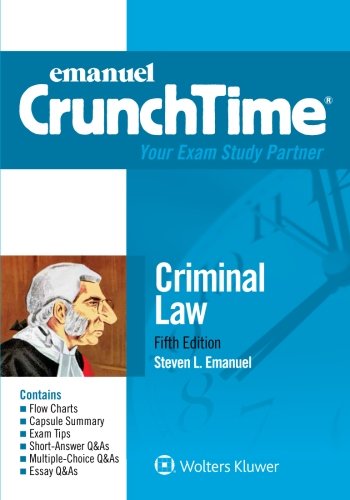Book Cover Criminal Law (Emanuel Crunchtime)