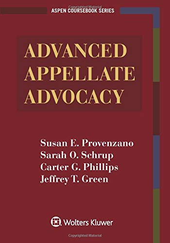 Book Cover Advanced Appellate Advocacy (Aspen Coursebook)