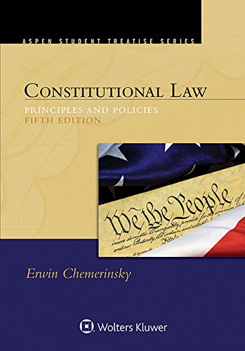 Book Cover Constitutional Law: Principles and Policies (Aspen Student Treatise)