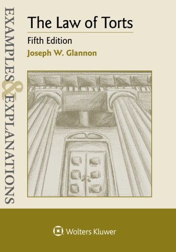 Book Cover Examples & Explanations: The Law of Torts, Fifth Edition