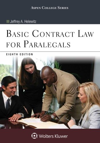 Book Cover Basic Contract Law for Paralegals (Aspen College)