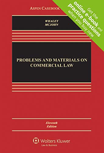 Book Cover Problems and Materials on Commercial Law [Connected Casebook] (Aspen Casebook Series)