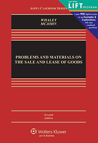 Book Cover Problems and Materials on the Sale and Lease of Goods (Aspen Casebook Series)