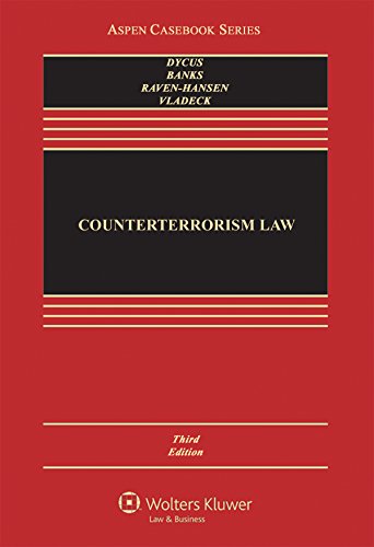 Book Cover Counterterrorism Law (Aspen Casebook)