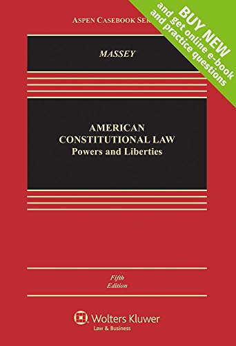 Book Cover American Constitutional Law: Powers and Liberties [Connected Casebook] (Aspen Casebook)