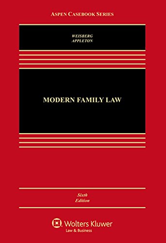 Book Cover Modern Family Law: Cases and Materials (Aspen Casebook)